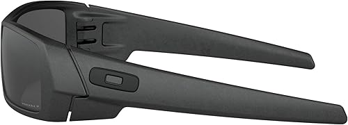 Miniatura 4 de Gafas de sol Oakley Gascan de acero con lente polarizada Prizm negro + pegatina