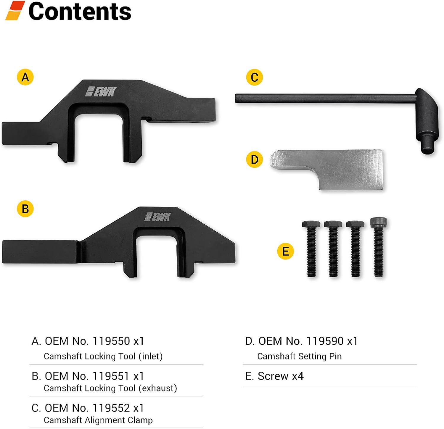 Frее Shірріng оƒƒеr EWK Camshaft Timing Tool Alignment Locking Clamp for BMW Mini Cooper S N14 R55 R56 R57