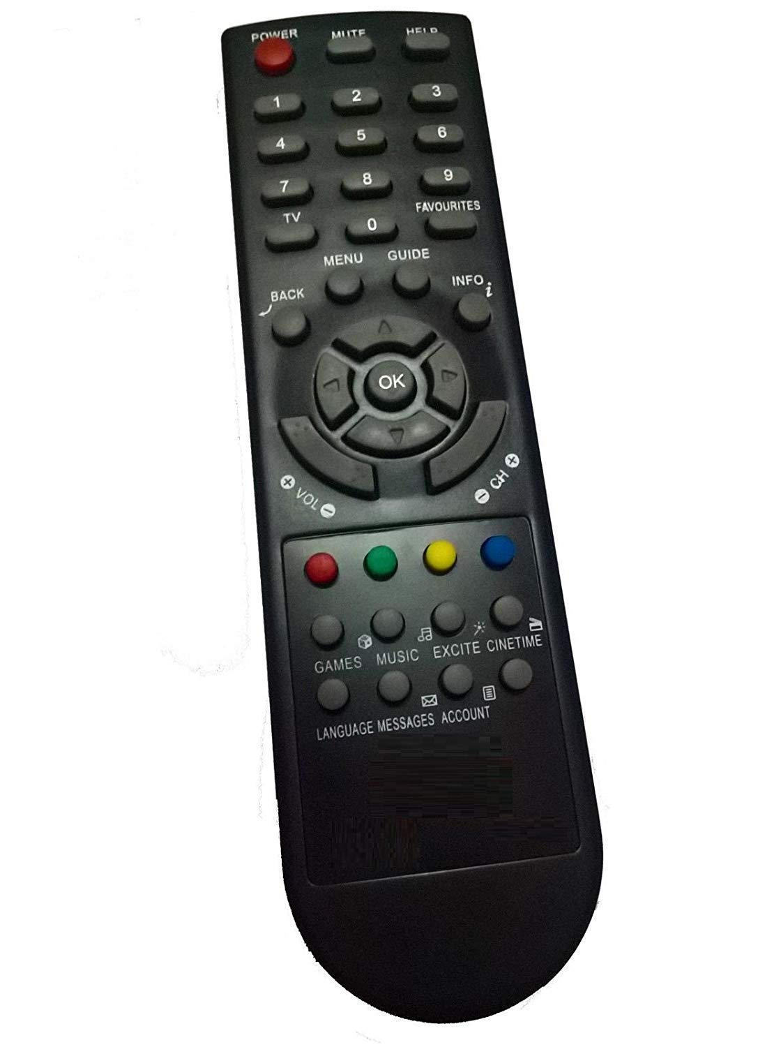 Compatible Remote Control for DEN DTH Set TOP Box DTH52-image-17
