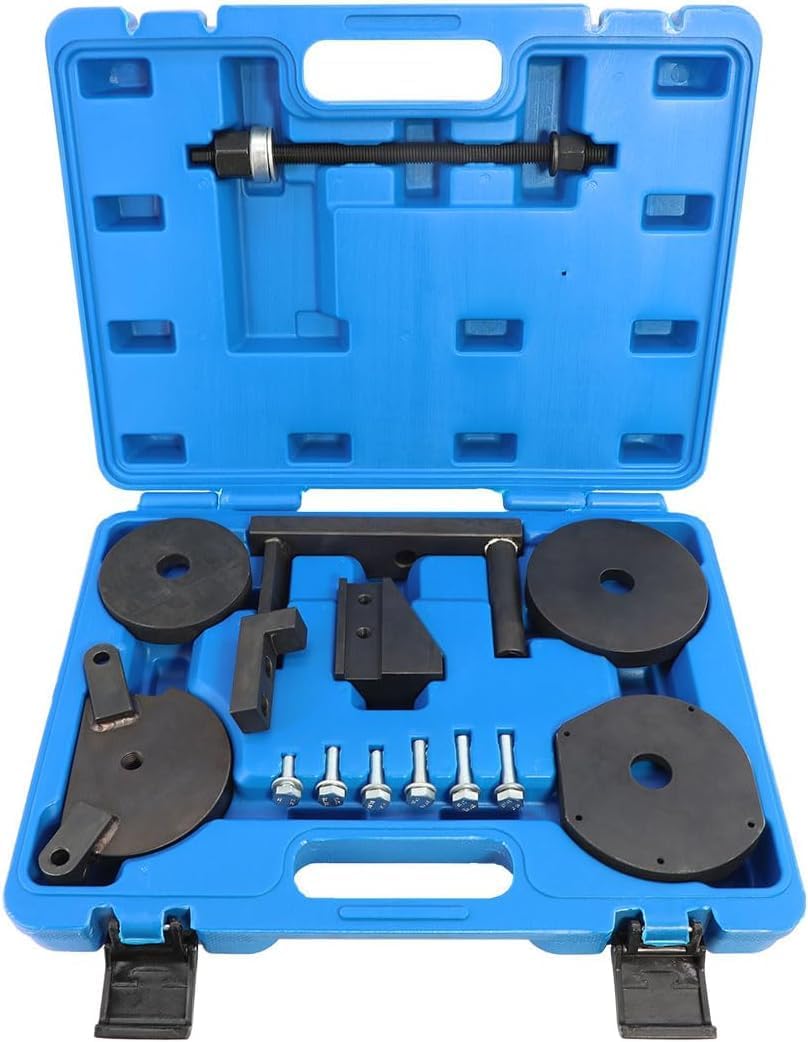 DPTOOL Transmission Rubber Mount Bushing Removal and Installation Tool Extractor Kit Compatible with BMW E90 E91 E92 E60 E61 F07 F10 F11 F01 F02 E84 Transfer Case Bush Remover Installer Tool 221 040