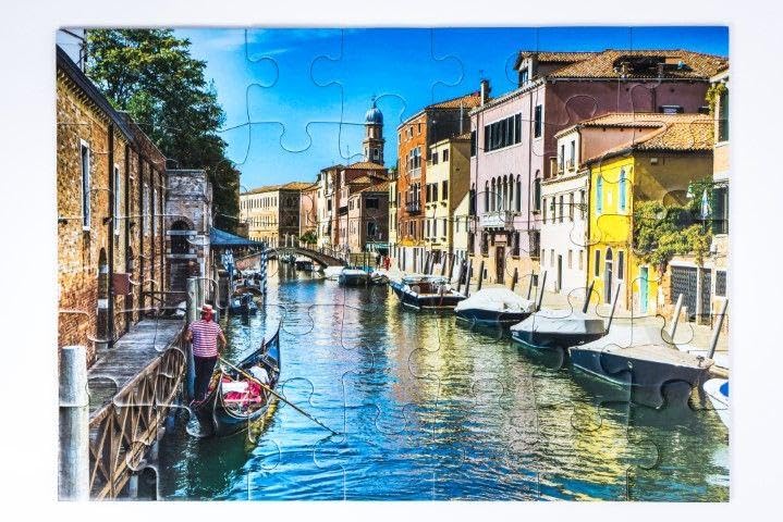Demenz-Puzzle: Venedig. Das Demenz-Puzzle-Spiel mit 35 Puzzle-Teilen im XXL-Format: Der Puzzle-Spiele-Spaß bei Demenz. Ideal als Geschenk, Aktivierung und Beschäftigung bei Demenz: 5