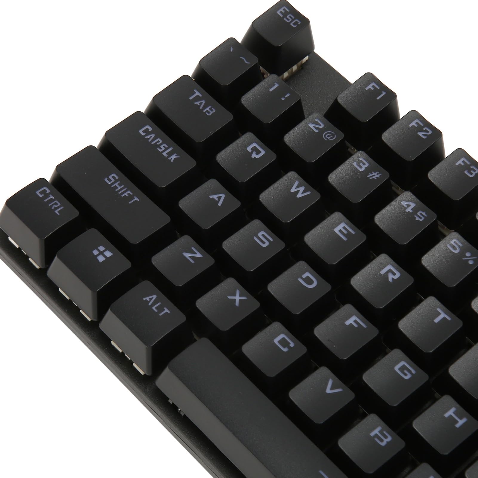 104 klawisze Pełnowymiarowa przewodowa klawiatura mechaniczna, przewodowa klawiatura do gier USB z klawiaturą numeryczną Czerwony przełącznik dla W INDOWS, dla graczy (,)