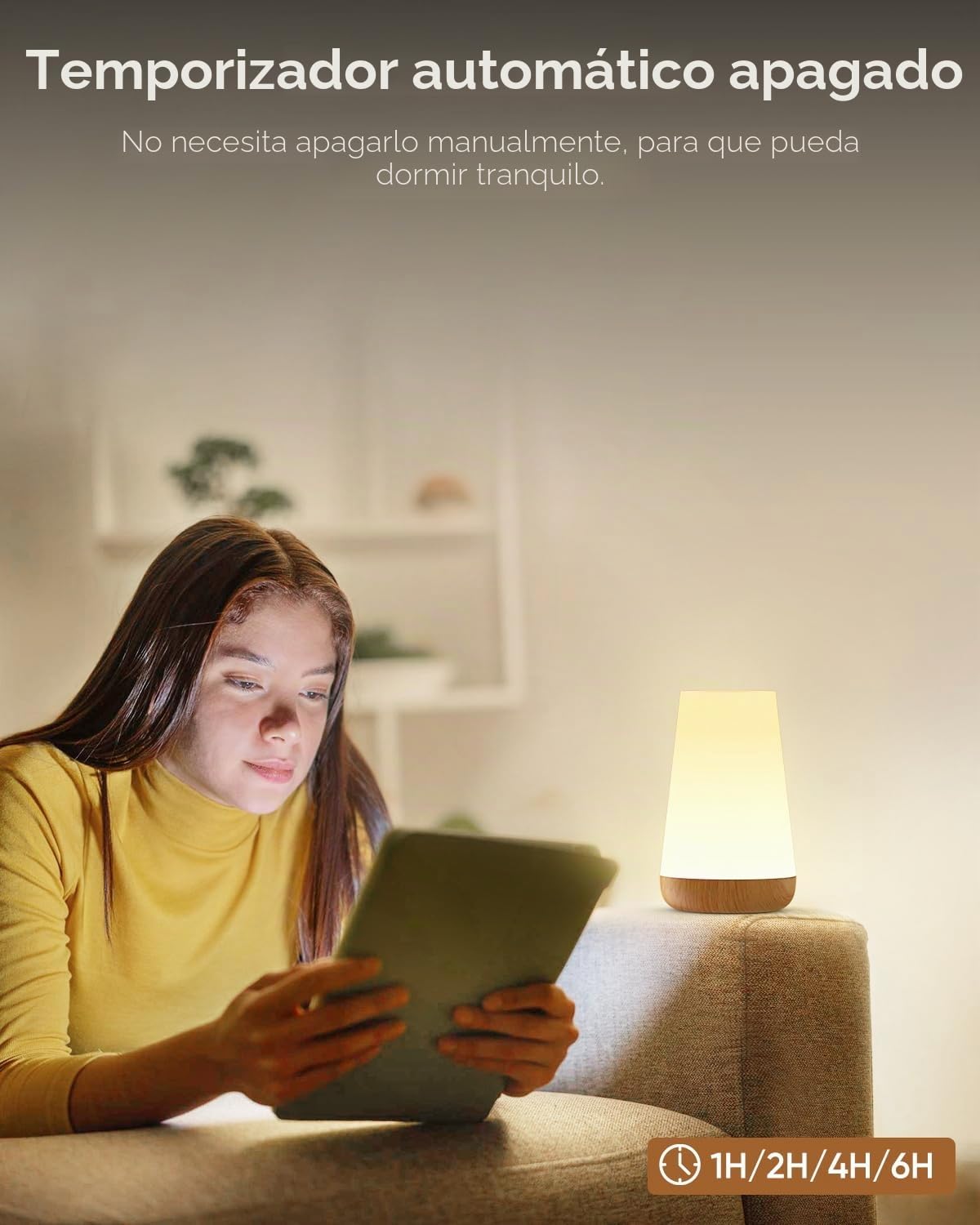 Bonsery Juego de 2 lámparas LED para mesita de noche, táctil, regulable, USB, recargables con mando a distancia, luz nocturna para niños con 13 colores, 3 modos, lámpara de mesa inalámbrica con