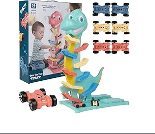 برج دوار للسيارة على شكل ديناصور للأطفال، لعبة ممتعة ومثيرة للاهتمام للغاية