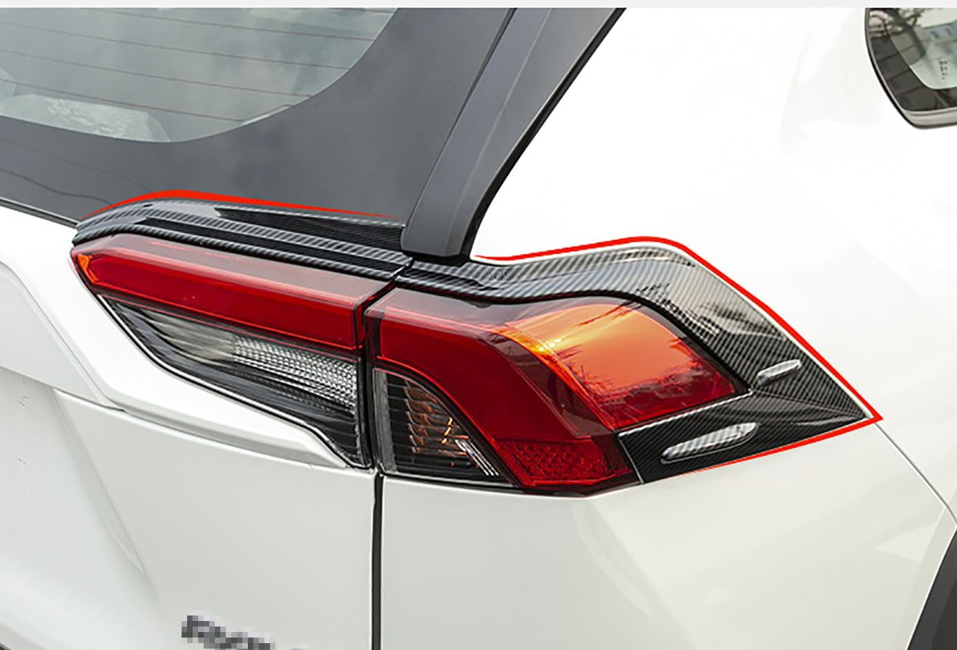 Amazon | KELEIMAIトヨタ RAV4 50系 専用 テールライト カバー