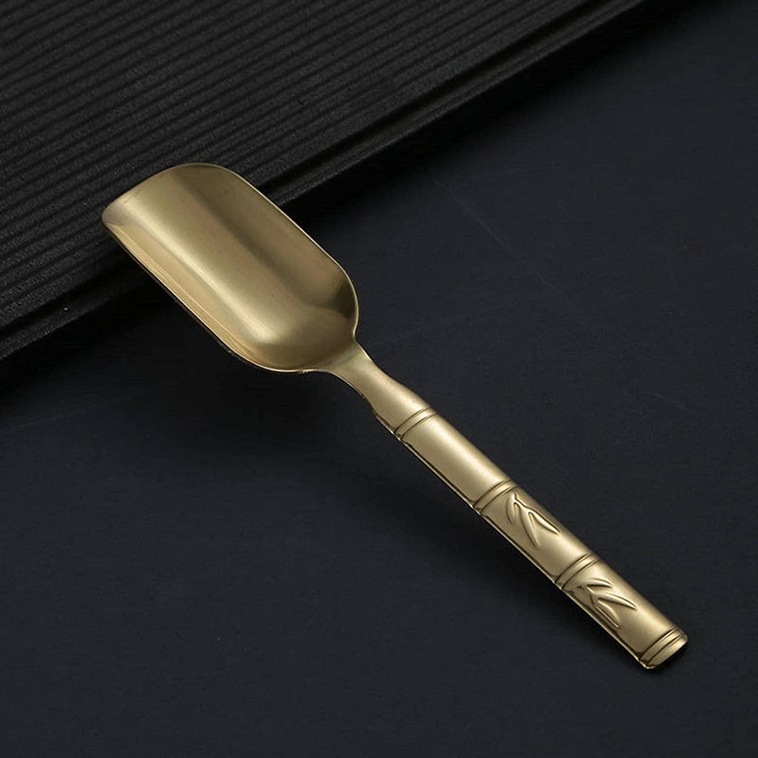 Łyżka Dla Restauracji Mosiądz miedzi dinner Zestaw łyżki Tea Spoon Desery Kawa Lody Akcesoria Kuchnia Bar Narzędzia Codzienne Użytkowanie