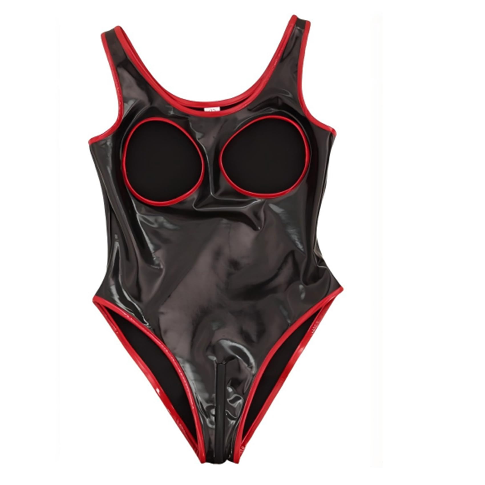 Latex Catsuit Männer Frauen Latex Dessous für Damen Wetlook Dessous Männer