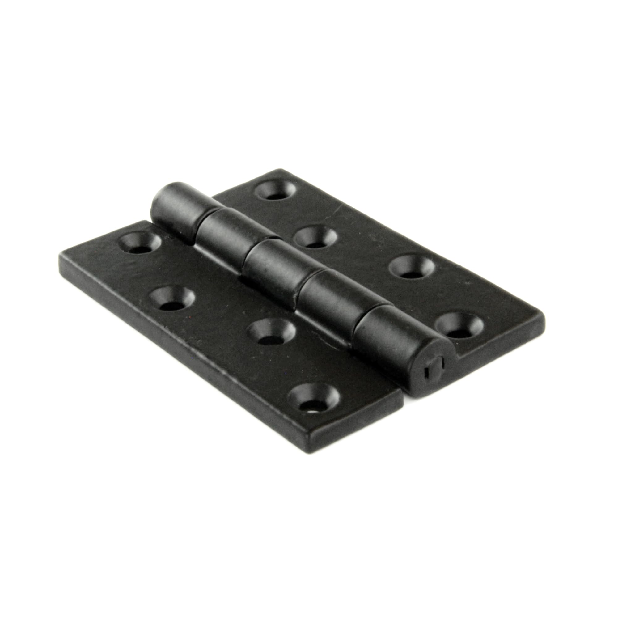 Black Cast Iron Butt Door Cabinet Hinges (3" Inch (75mm))