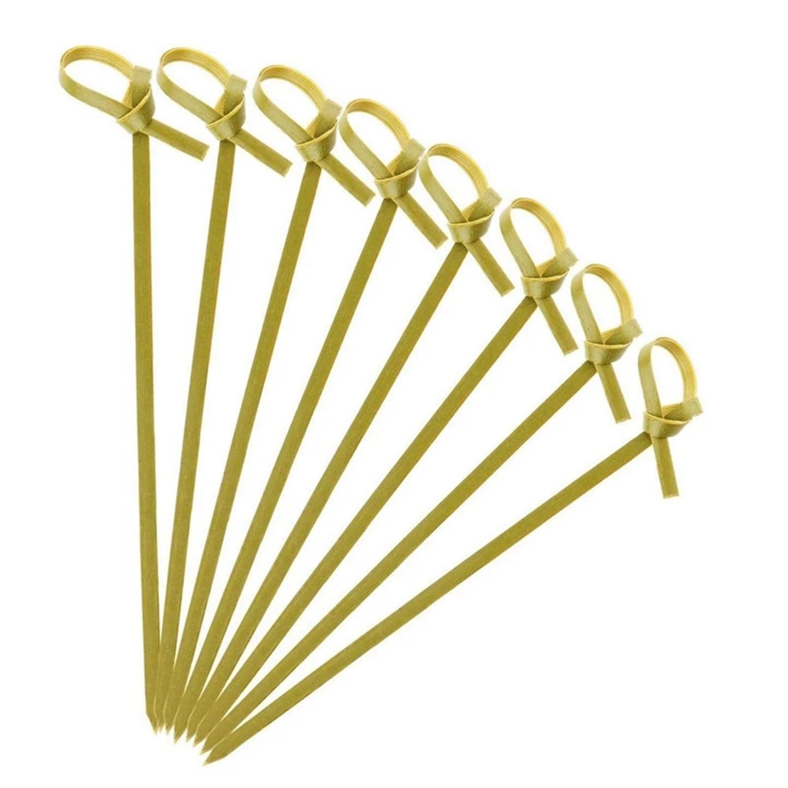 Confezione da 300/900 Plettri da cocktail in bambù Stuzzicadenti da cocktail Spiedini di bambù Stuzzicadenti for antipasti 4 pollici(900 pieces)