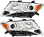 For Toyota Venza Headlights Lamps Set 2009 2010 2011 2012 2013 2014 2015 2016 Halogen Driver and Passenger Side