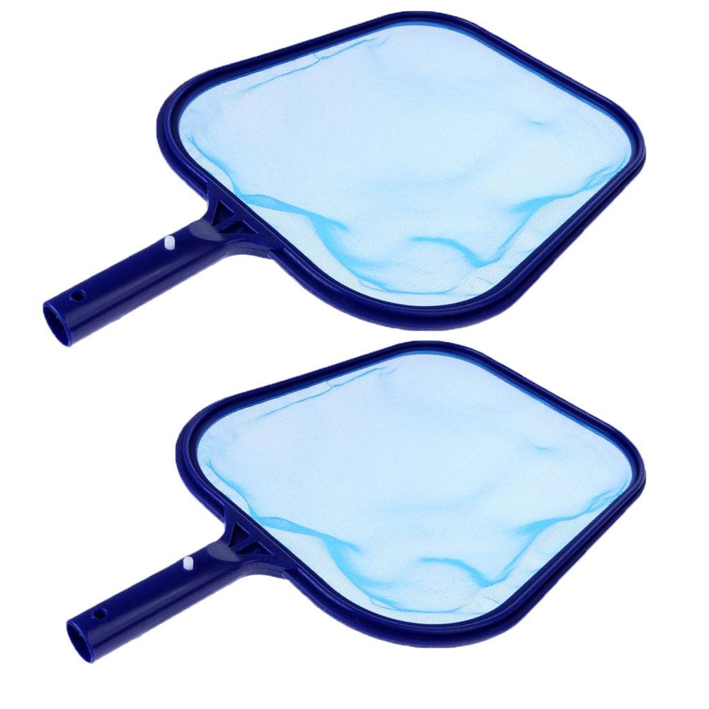 2Pcs Swimming Pool Leaf Skimmer Rake Net Tub Cleaning Leaves Mesh Net Tool-image-25
