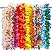 Twister.CK 36pcs Hawaiian Lei Fleur Guirlande, Fleur de Soie Guirlande Bandeau Hula pour Luau Summer Beach Party Costume Dress ?