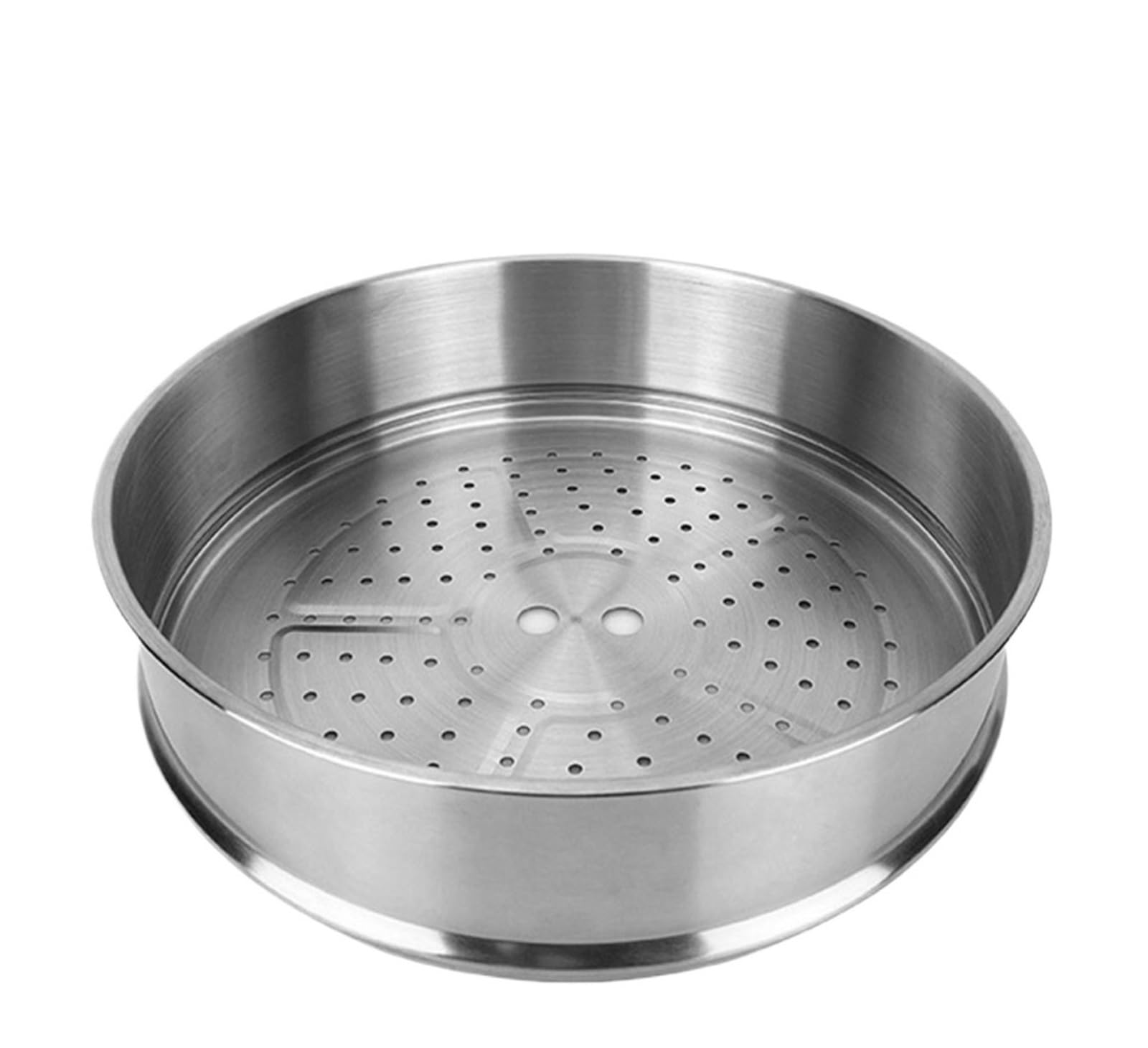 Edelstahl Dampfgarer Dampfkorb aus Edelstahl for Kochen von Gemüse/Fisch/Fleisch/Lebensmitteln/gekochten Eiern, Dampfschale, leicht zu reinigen, antihaftbeschichtet, for die Küche Hause(34cm)