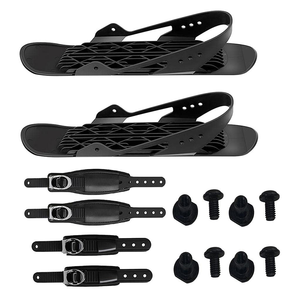 Mini-Skiskates, kurze Skiskates, verbesserte verstellbare Winter-Skierschuhe, Schneeschuhe, kurze Schneeschlittschuhe, Skiboards Herren, Damen, Outdoor