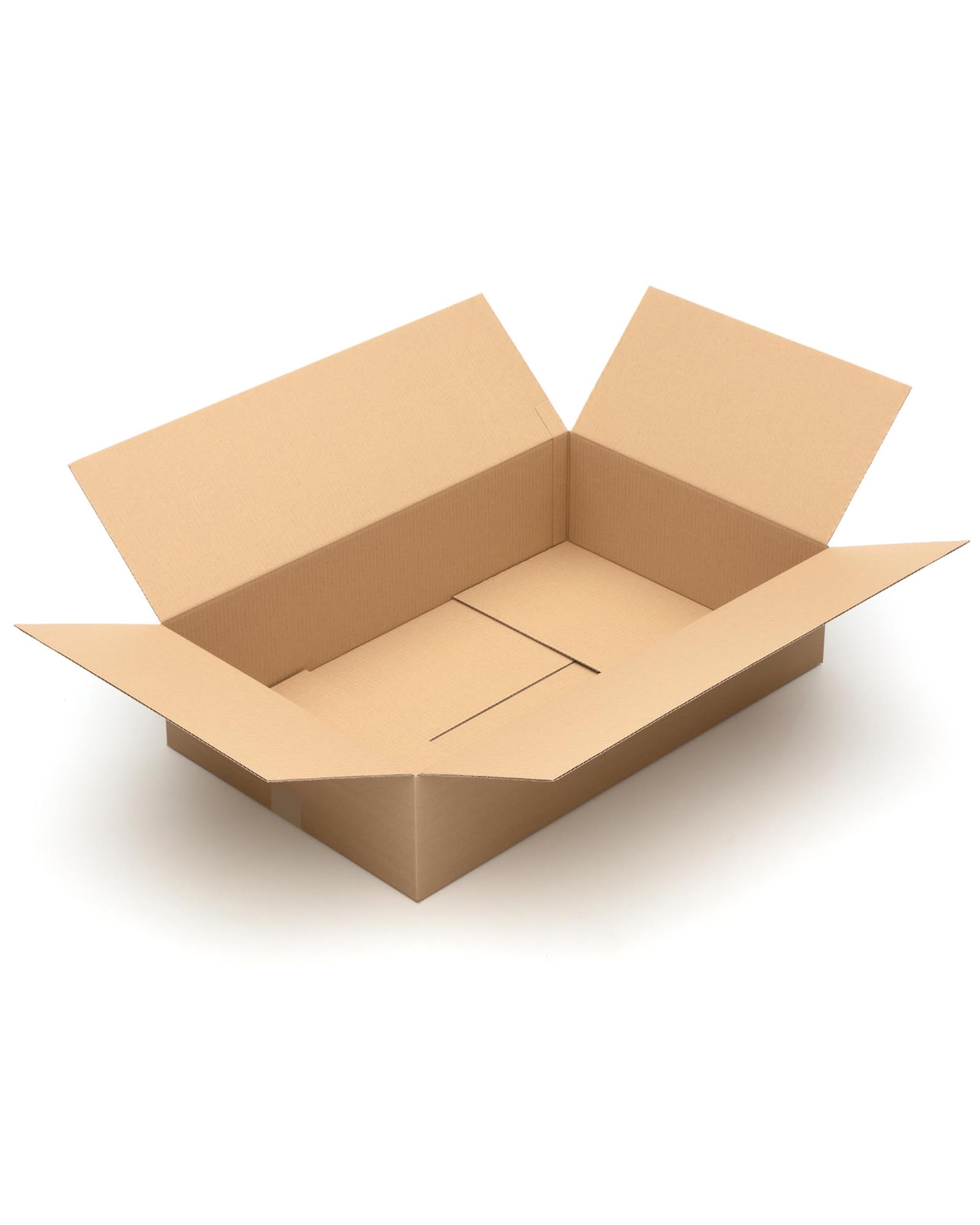 KK Verpackungen Versandkartons 700 x 440 x 160 mm Braun 1-wellig (Außenmaß 705 x 445 x 170 mm) | 100 Stück, Faltkartons Kartons für Versand als DHL Paket Hermes Paketklasse L DPD GLS Paketklasse XL