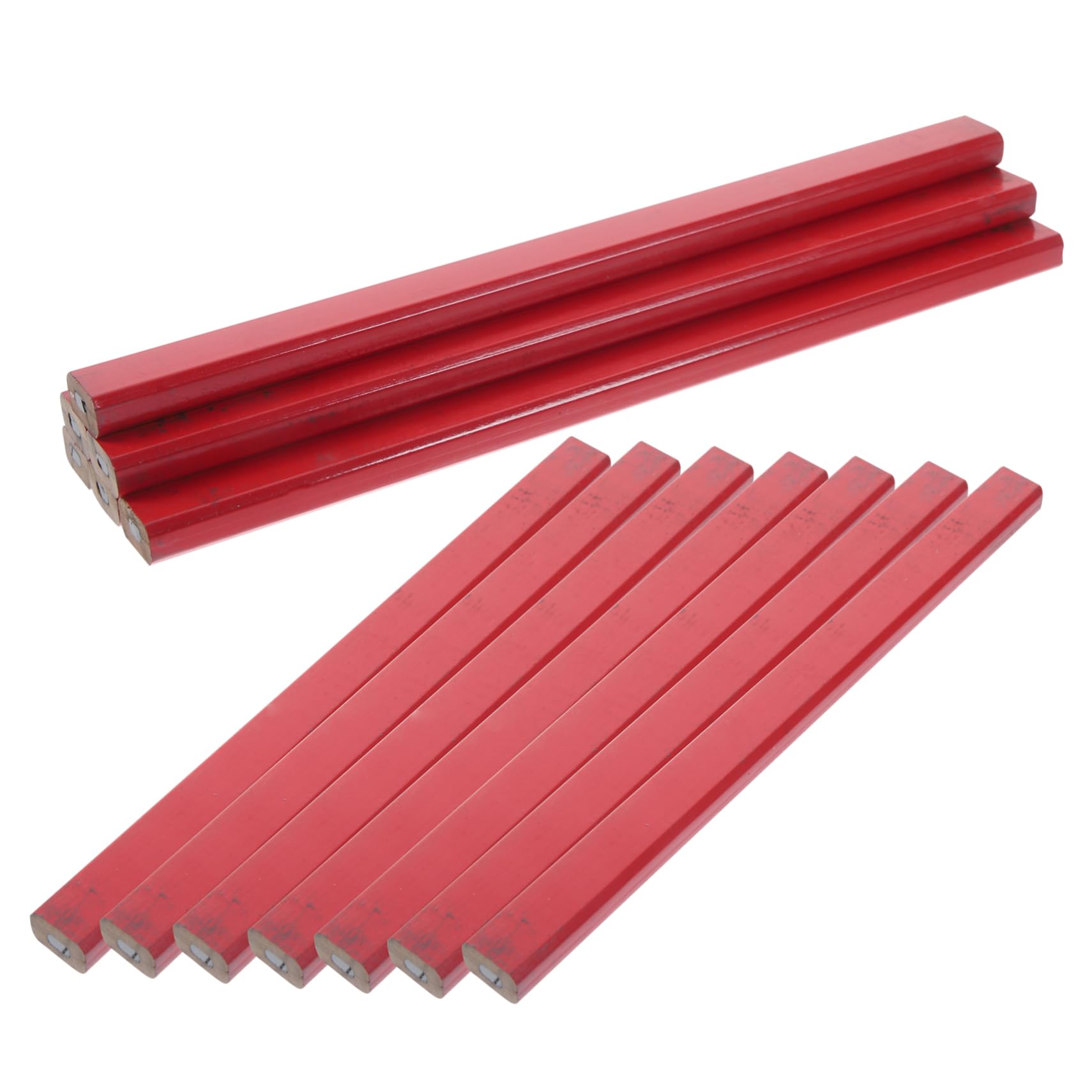 5 Sätze Baubleistifte Holzbearbeitung Schüttgut Bauherren Zeichnung Tischler Bleistifte Aus Holz Baustift Personalisierte Bleistifte Hölzern Rot 20 Stück * 5