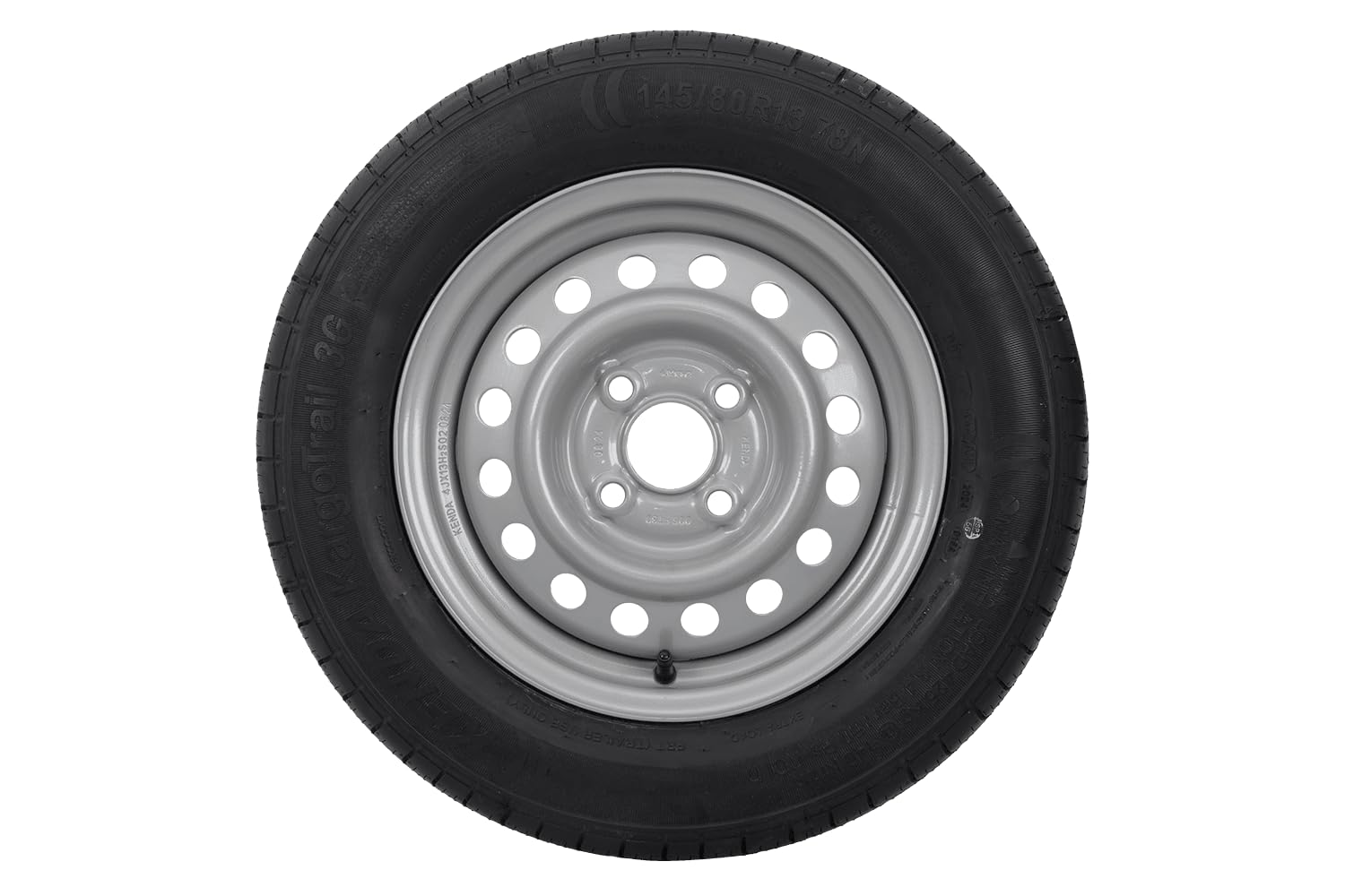 Kenda - Ruota completa per rimorchio, 13 pollici, 145/80, 4 x 100 cm
