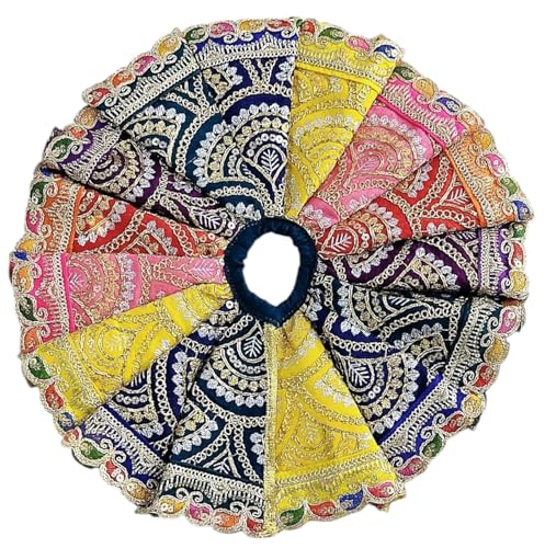 Image of Partish Laddu Gopal Janamashtmi Cone Style Dress (Size 3) l Ladoo Gopal Dress l Kanha Ji Poshak (A)