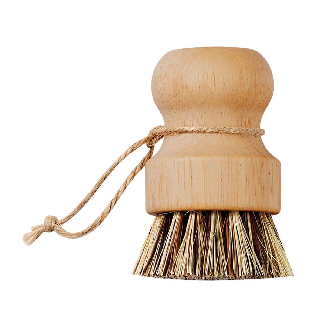 Cepillo de vajilla y Verduras de Madera, Cepillo de champiñones, cepillo de cocina, para Limpiar Hongos y Verduras, para un fácil Agarre, para Platos, Fregaderos, Cepillo de Limpieza Sostenible