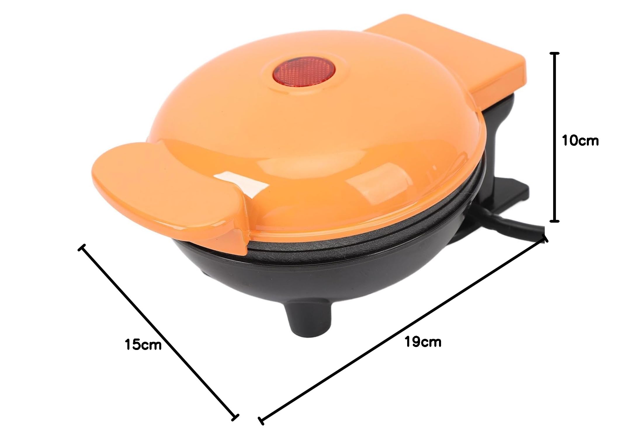 Alomejor Cake Maker 350 W Doppelseitige Heizung Antihaft-Mini-Kuchenmaschine – Kompaktes Design für Kleine Wohnungen