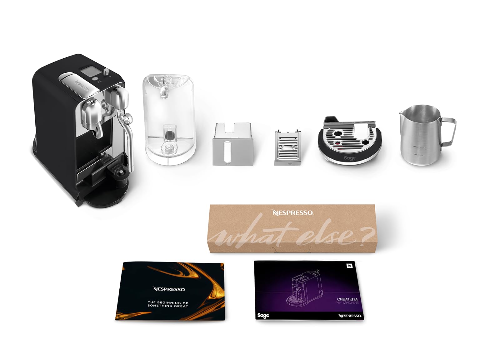 Sage Appliances Nespresso Creatista Plus Ekspres do kawy Czarny SNE800BTR