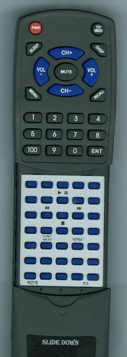 Replacement Remote Control for RCA RS22163CP, RS22162