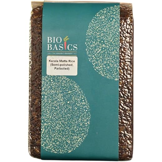 Bio Basics Kerala Matta Rice (Semi-polished, Parboiled)
