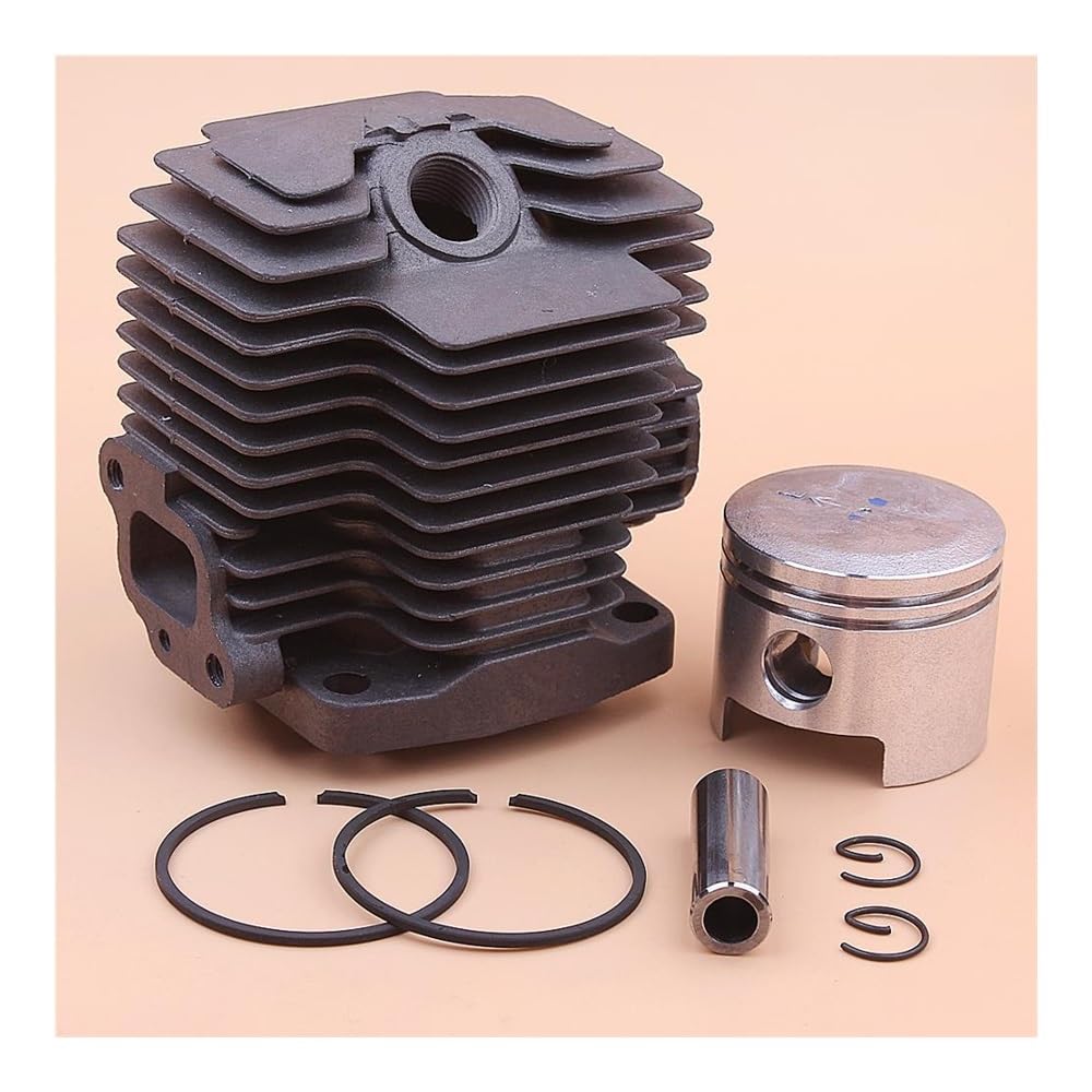 Kit de Anillo de retención de Pasador de pistón de Cilindro de 41,5 mm, Compatible con Motor de desbrozadora Kawasaki TH43, TH430 y KBH43A.