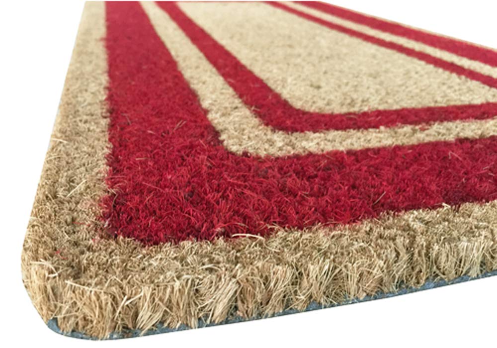 Zerbino Cocco Naturale Con Base In Gomma - Antiscivolo, Assorbente, Per Interni Ed Esterni - Foto 3