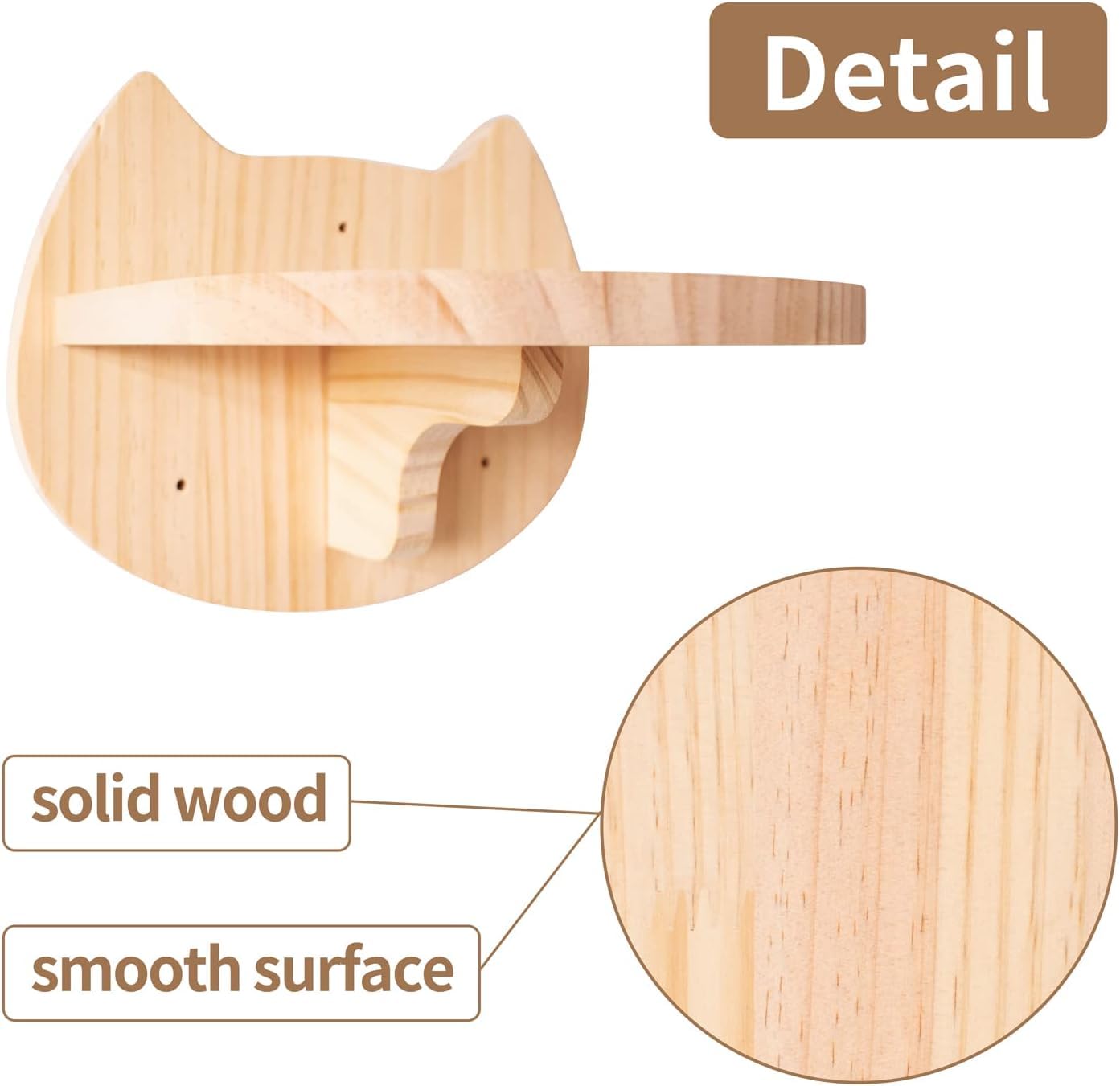 kletterwand Katzen Wand montierte Katze-Hängematte ﻿Katze Kletterwandmit Katzentreppe für die Wand, 3-teilig Katzen Kletterwand Set, Katzenhängematte XL Extra Stabil und Groß Stabiles Kratzbaum Wand