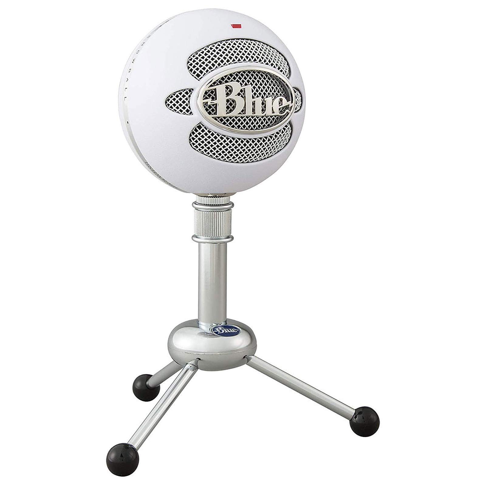 Blue Snowball iCE Plug 'n Play - Micrófono USB para grabación, podcasting, transmisión, Twitch Game, Voiceover, YouTube Videos en PC y Mac, color blanco