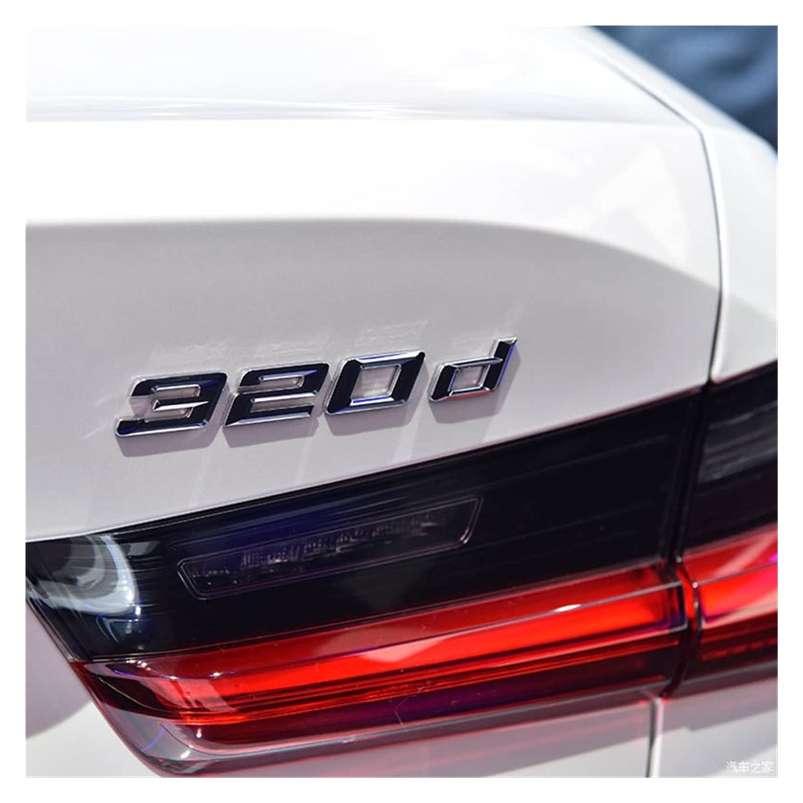Badges de coffre Lettrage Noirs BMW Série 3 modèles E36 E46 E92 F30 32