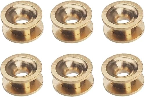 Miniatura 5 de Mangas de latón para cortador de recortador, 6 piezas de ojales de cabeza de recortadora, piezas de repuesto perfectas para Troy-Bilt, Craftsman y