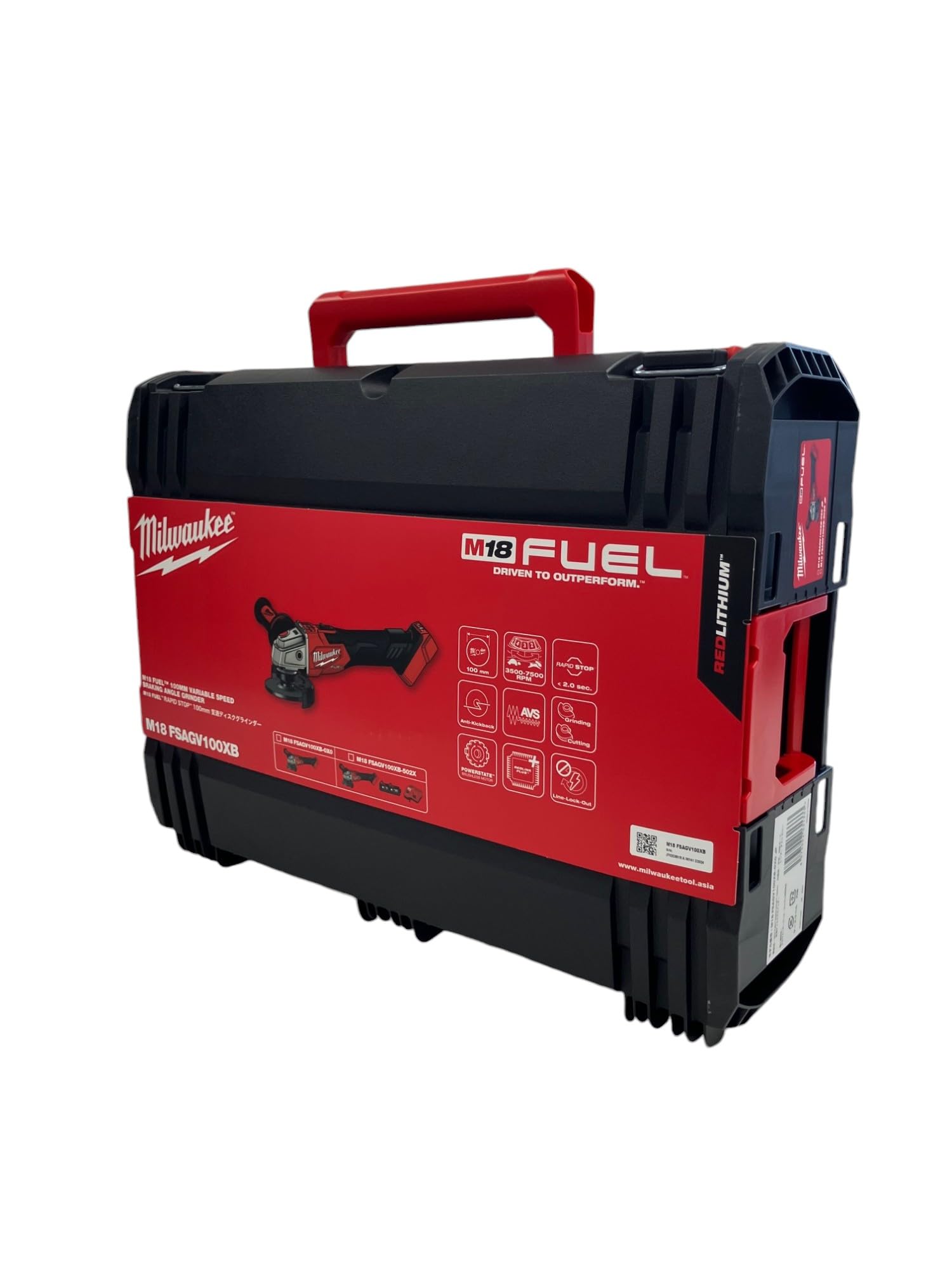 Milwaukee M18 FUEL RAPID STOP 100mmケース付き