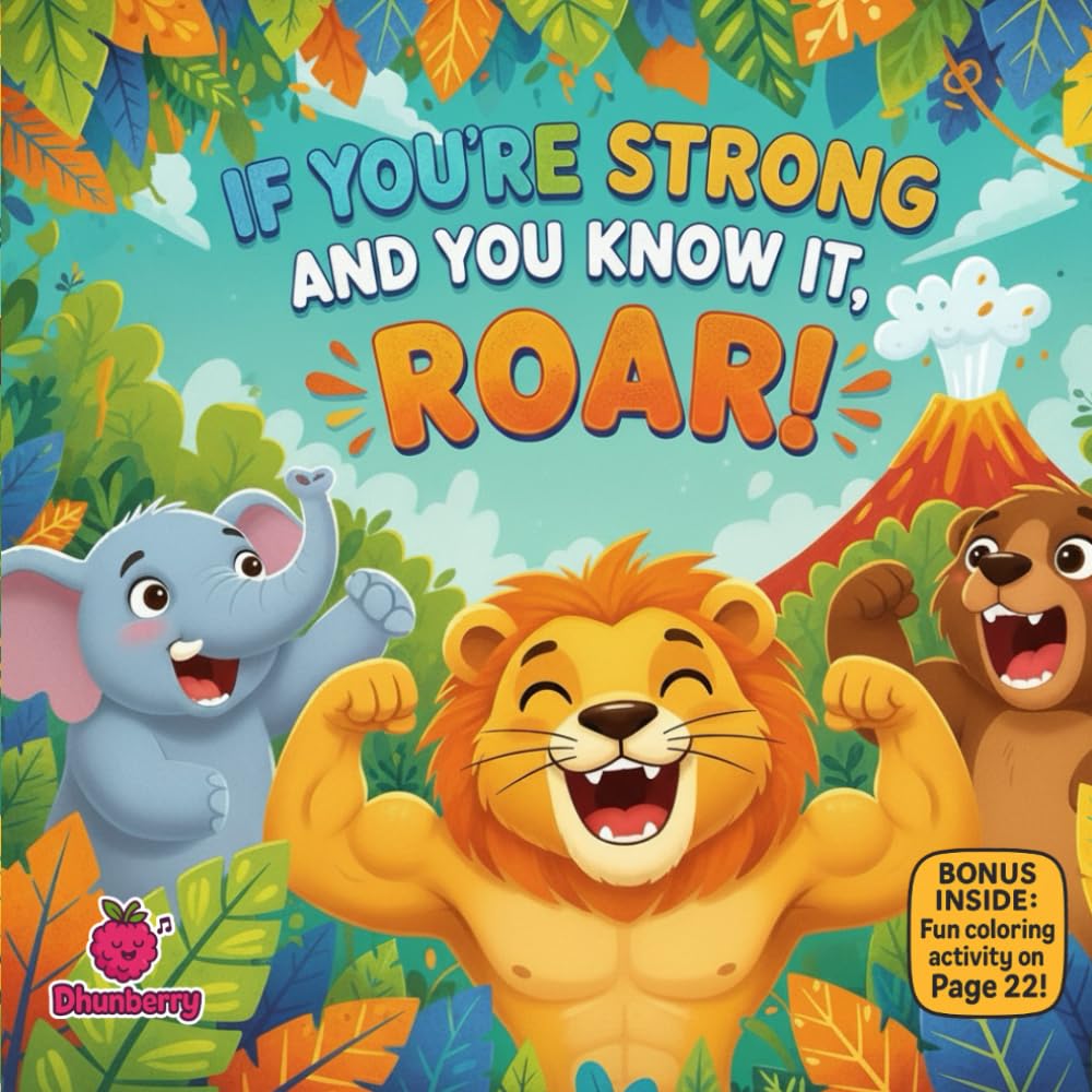 If You’re Strong and You Know It, Roar!: A Fun Rhyming Picture Book About Gentle Strength, Kindness, and Confidence (The 100 Book Kids Collection)