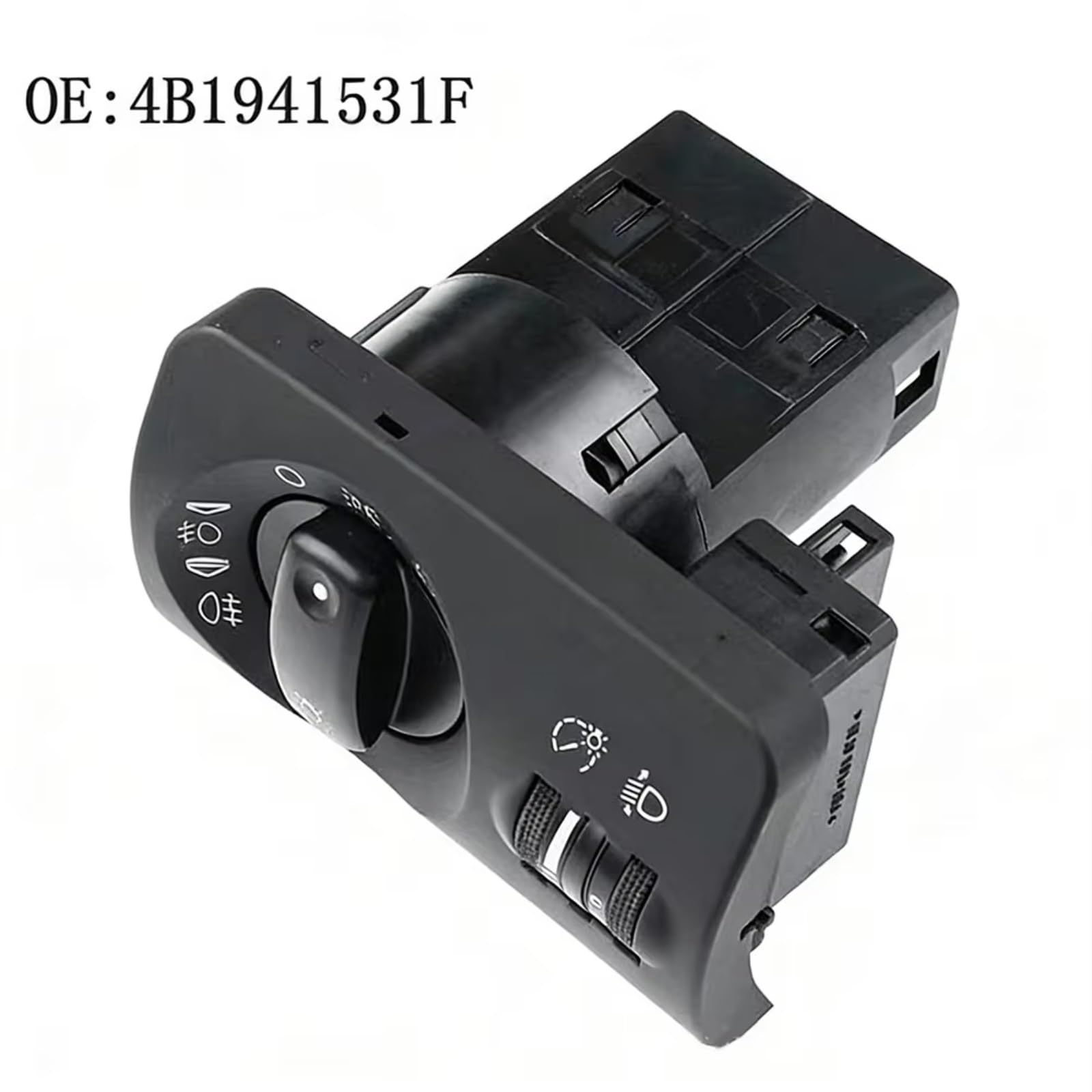 Auto Faro Comando Interruttore Auto Lampada Nebbia Faro Faro Interruttore Controllo Manopola Pannello Compatibile Con A6 Per 4B2 4B5 C5 2002-2005 4B1941531F