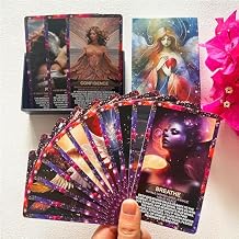 Angels Wisdom Oracle Cards Deck, Oracle Cards for Beginners, Angel Number Affirmation Cards, Oracle Deck Used for Your Path to Divine Guidance