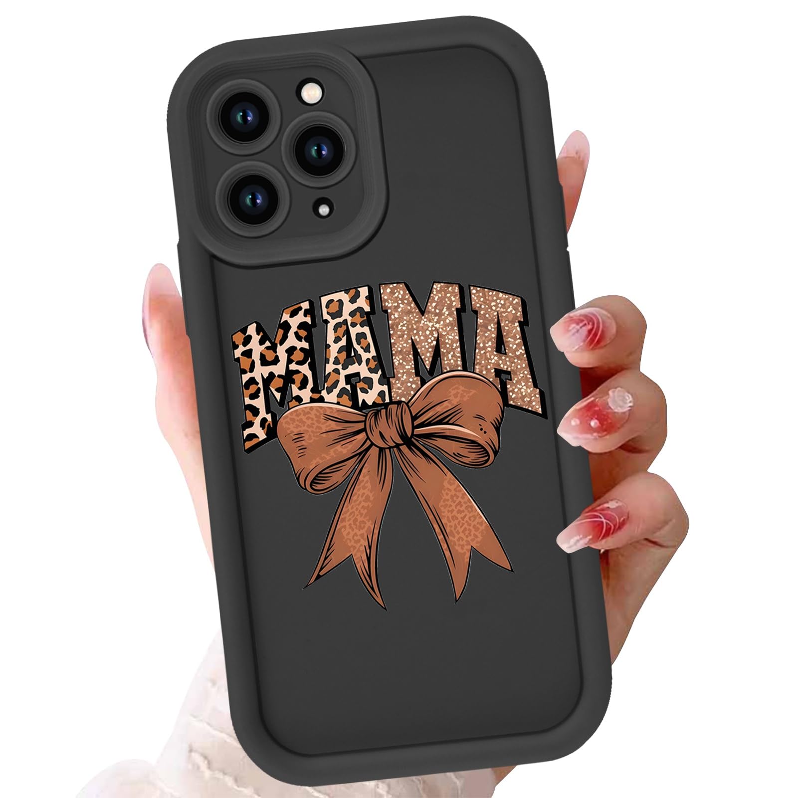 Coque iPhone 16 Pro Max léopard Mama Bow, le cadeau idéal et élégant pour elle - 8