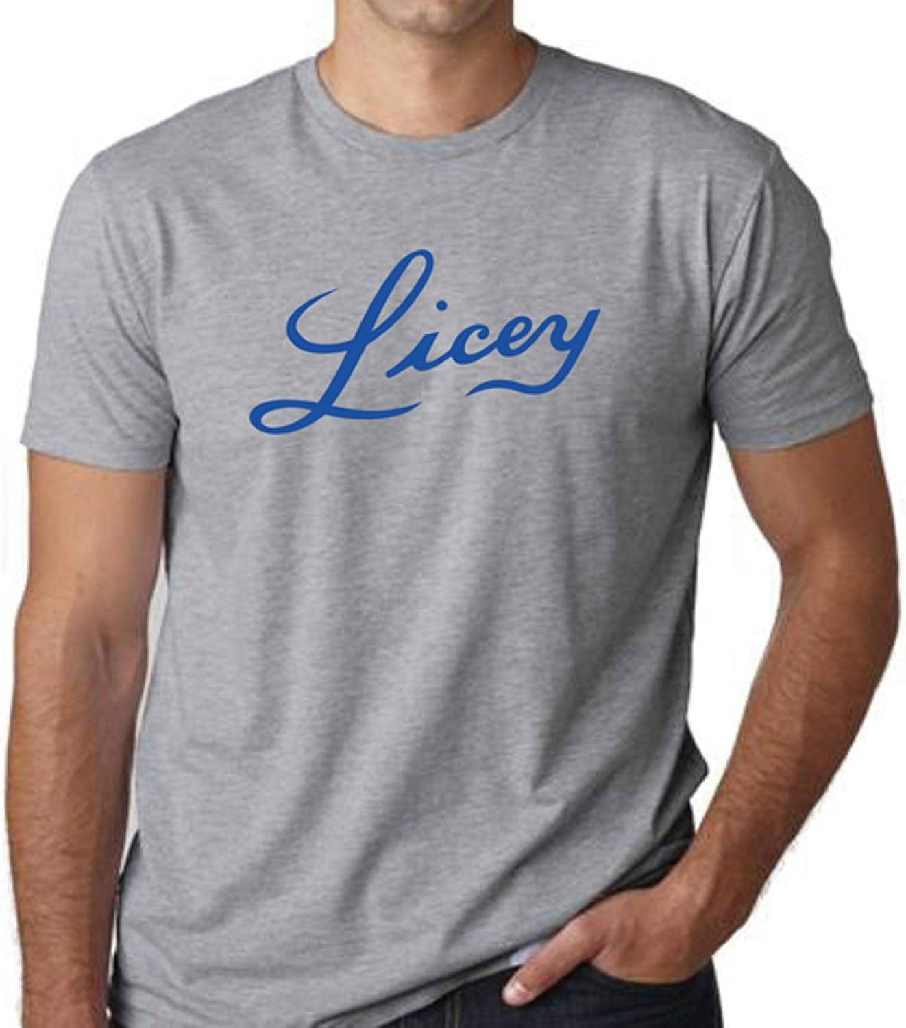 Royal blue and grey shirt Outlet