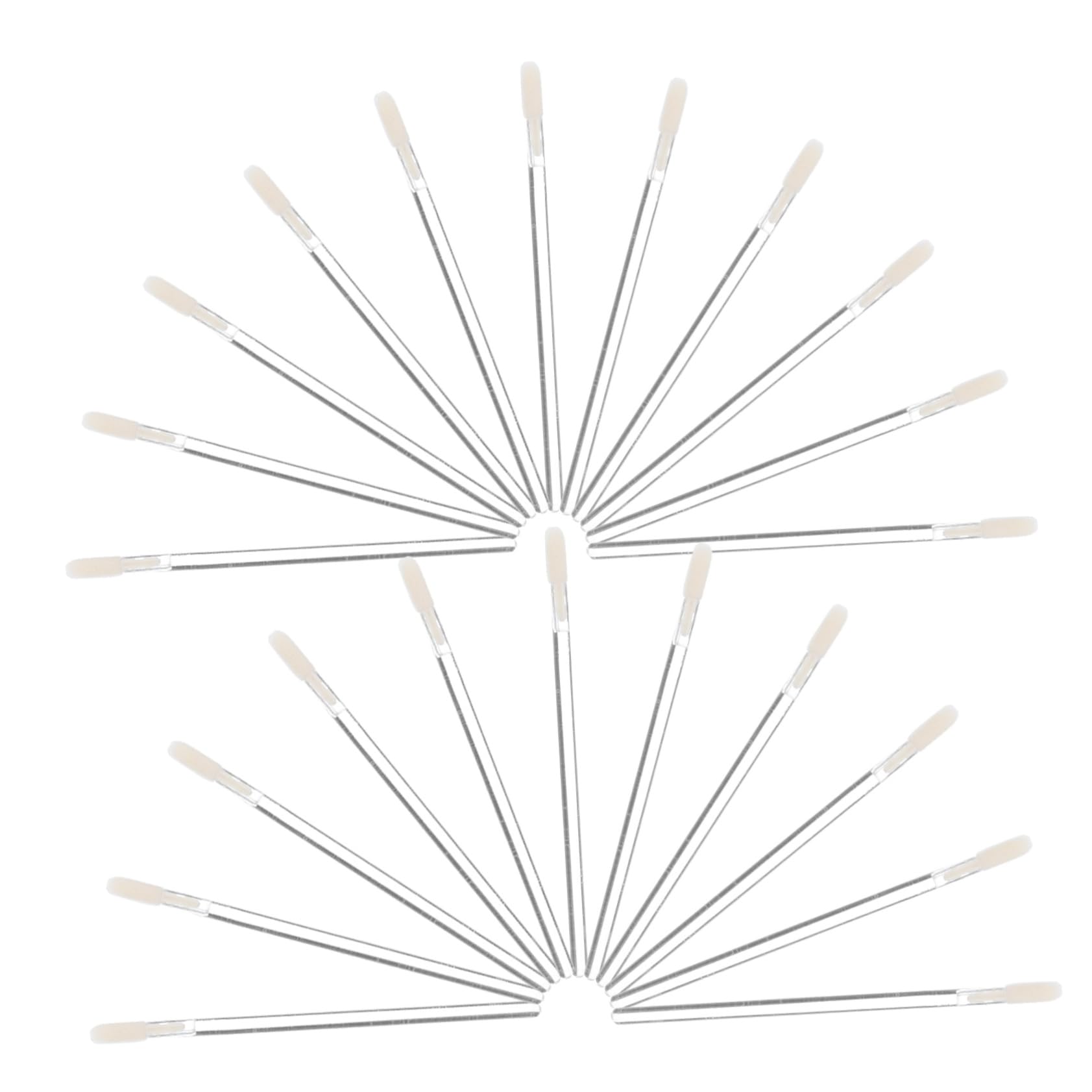 Gogogmee Lip Makeup Brushes 100 Pcs Crystal Lip Brush Set Perfect for Lash Shampoo