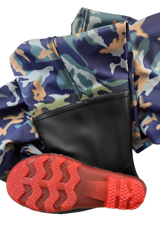 Scafandro Doble PVC para la pesca impermeable Botas de pesca Avampda trabajo de palombaro zancuda pesca