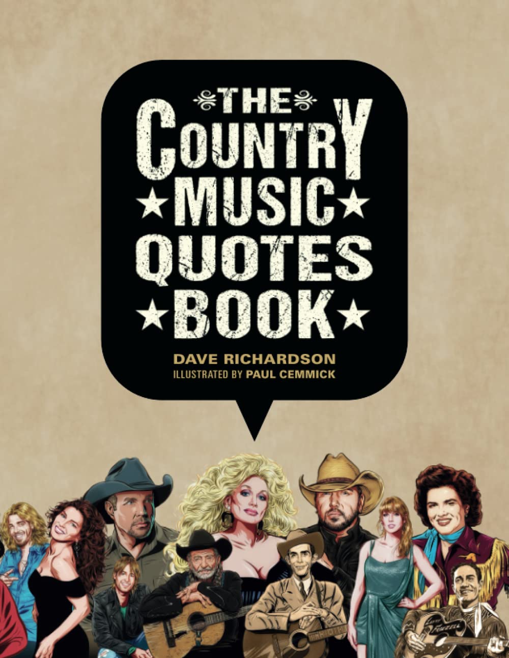 Livre The Country Music Quotes Book pour les passionnés de musique folk américaine