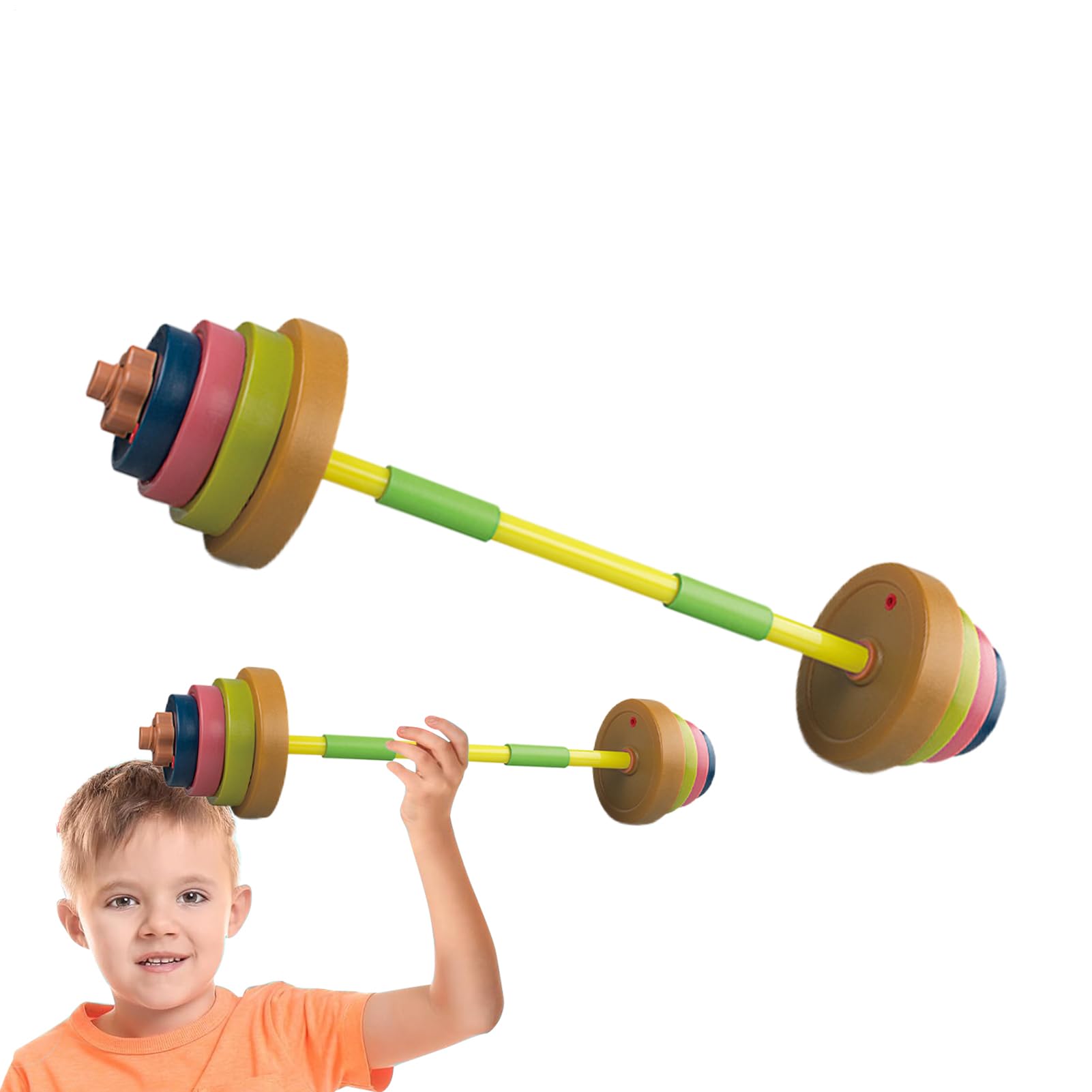 Gewichtheber-Set für Kinder – Advanced Professional Ultimate Workout Langhantel-Spielzeugsystem-Kit, verstellbares Trainingsspielzeug für Aktivitäten im Freien | Kinder-Trainingsgeräte, physische