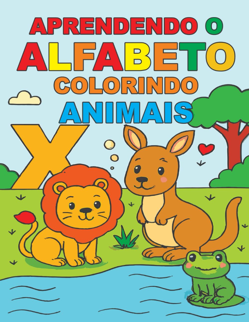 APRENDENDO O ALFABETO COLORINDO ANIMAIS