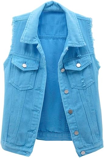 amazon jean vest