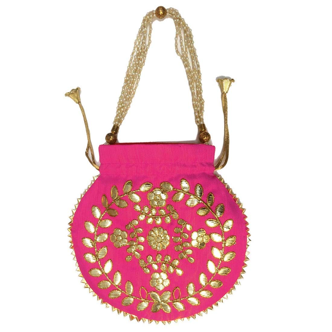 Indian Collectible - Bolso de mano para mujer, elegante, para bodas, regalos de devolución, festivales, Multi