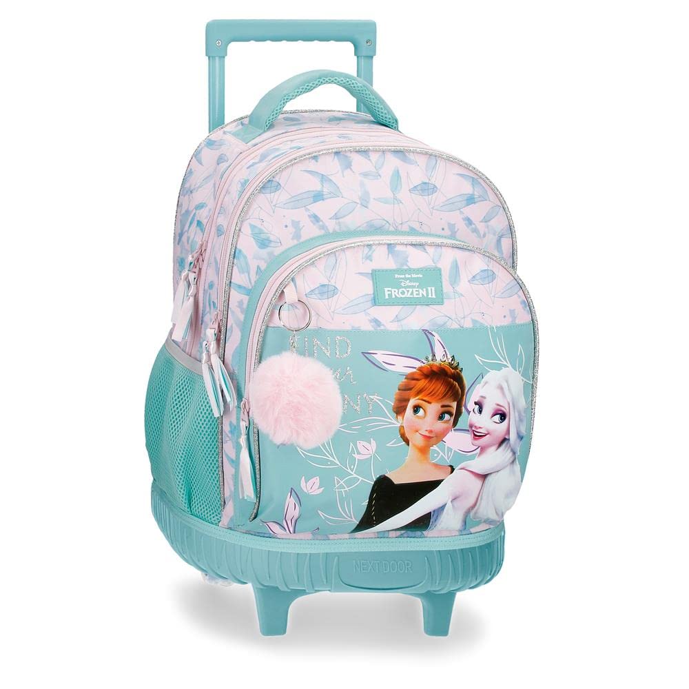 Disney Frozen Memories Mochila Compact 2 Ruedas Azul 32x43x21 cms Poliéster 28,9L