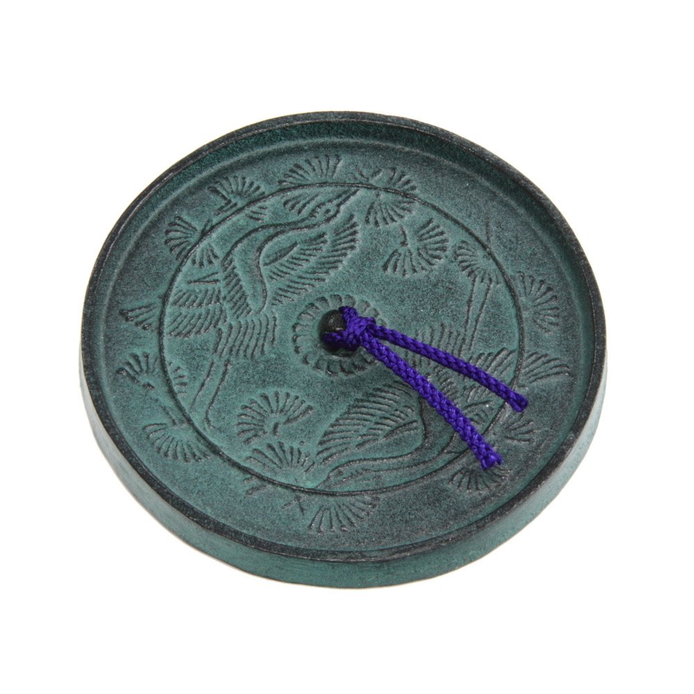 Amazon | 高岡鉄器 文鎮 古鏡松鶴文 215g | 文鎮 | 文房具・オフィス用品
