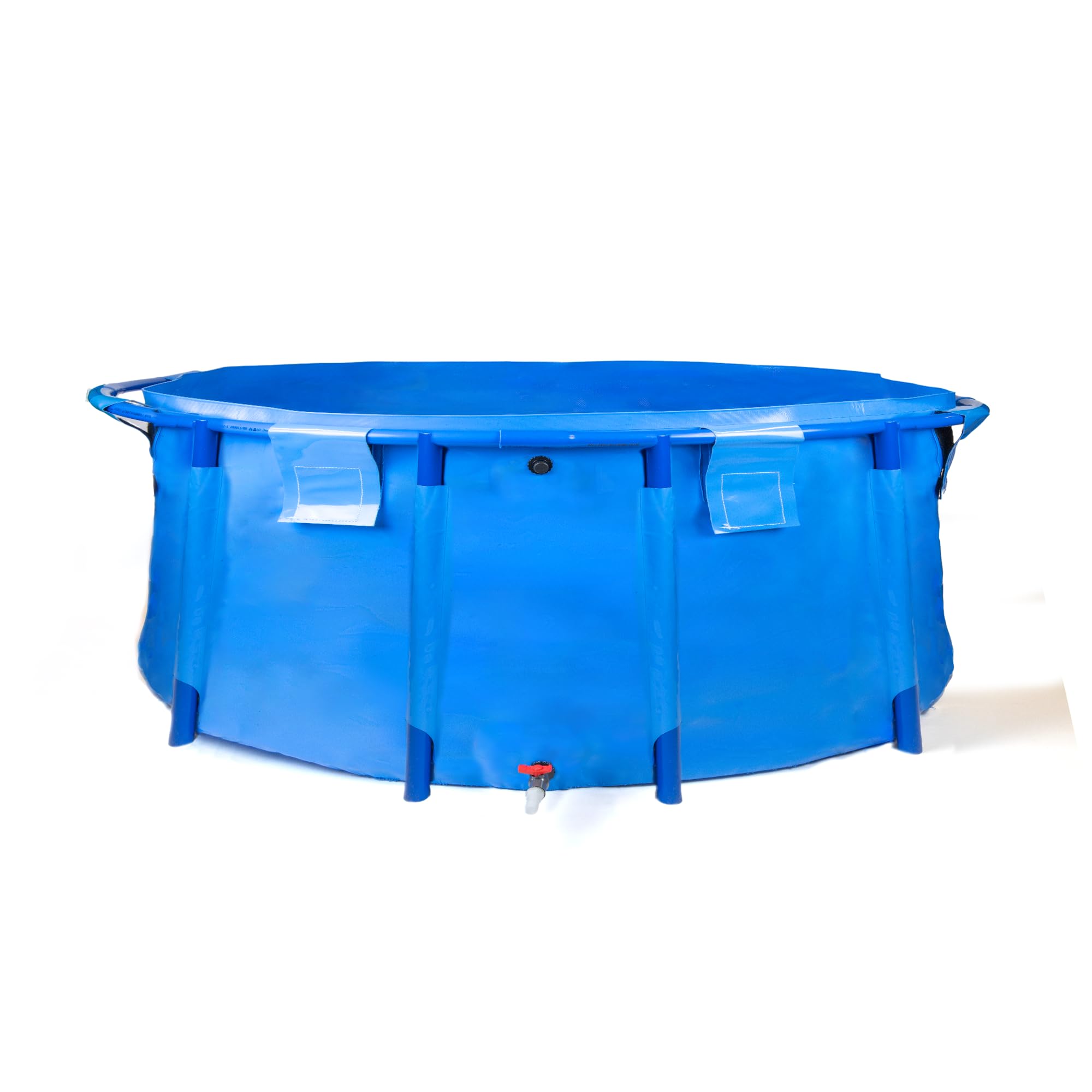 Pondlife Faltbecken für Koi und Teichfische, Ø 225cm x Höhe 100cm, 3900 Liter, faltbares Becken für innen und außen, stabile PVC-Folie, UV-beständig