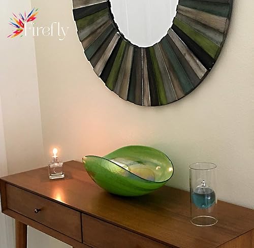 Miniatura 4 de Firefly Aura Petite - Lámpara cuadrada de aceite de vidrio recargable, vidrio de soda fuerte